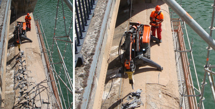 Robot de demolicin con control remoto 1